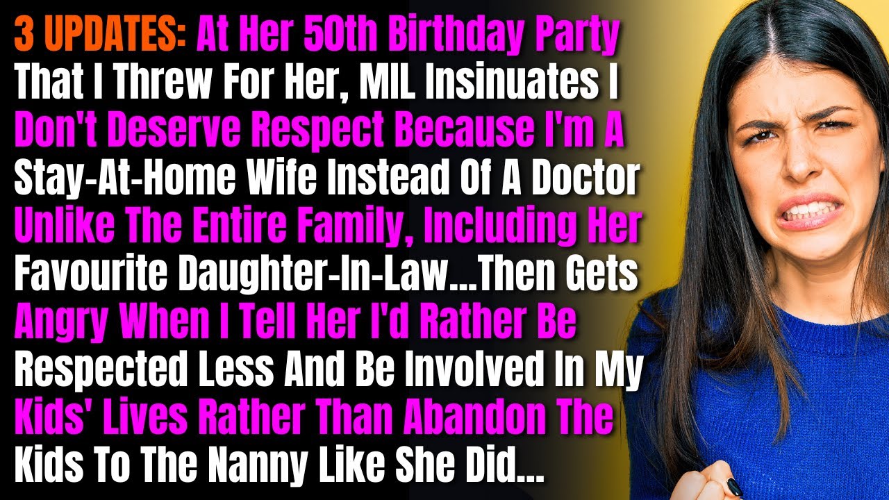 3 ОБНОВЛЕНИЯ: На вечеринке в честь ее 50-летия, которую я для нее устроил, свекровь намекнула, чт...
