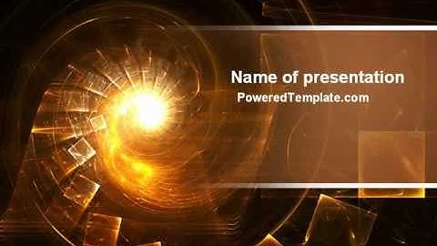 Abstract Whirlpool PowerPoint Template by PoweredTemplate.com