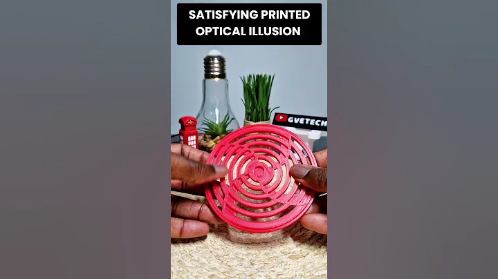 Satisfying 3D Printed Optical Illusion #shorts #3dprinted #illusion