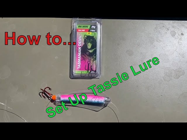 How to Rig Tasmanian Devil Lure - Trolling for Trout 