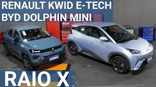 Raio-X comparativo: Renault Kwid E-Tech vs BYD Dolphin Mini