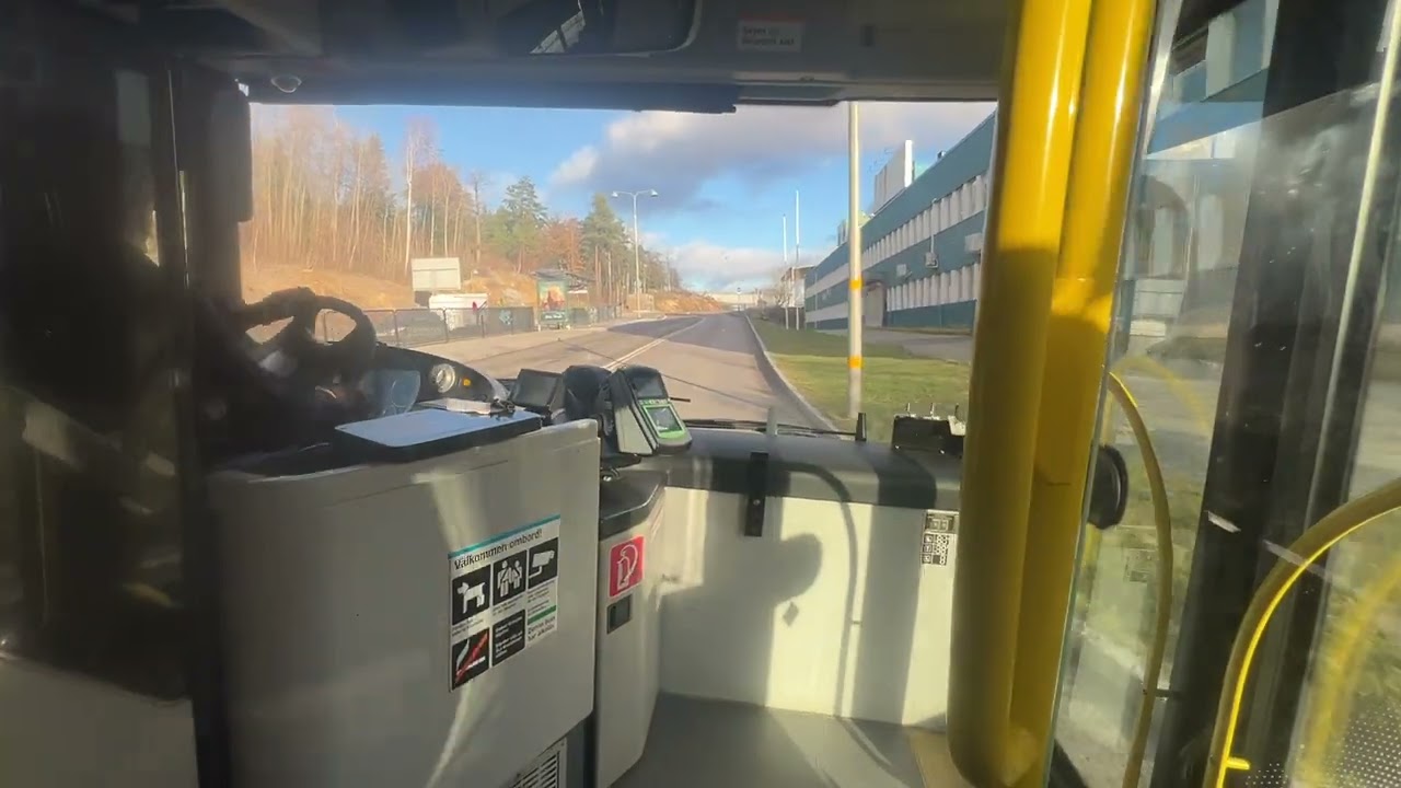 Sweden-Stockholm-Ride With Bus 173 From Skärholmen To IKEA