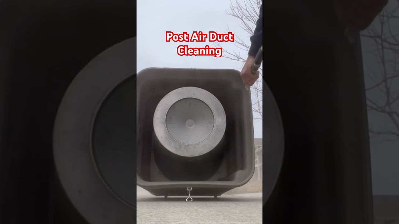 Look how much dust from an air-duct cleaning job!