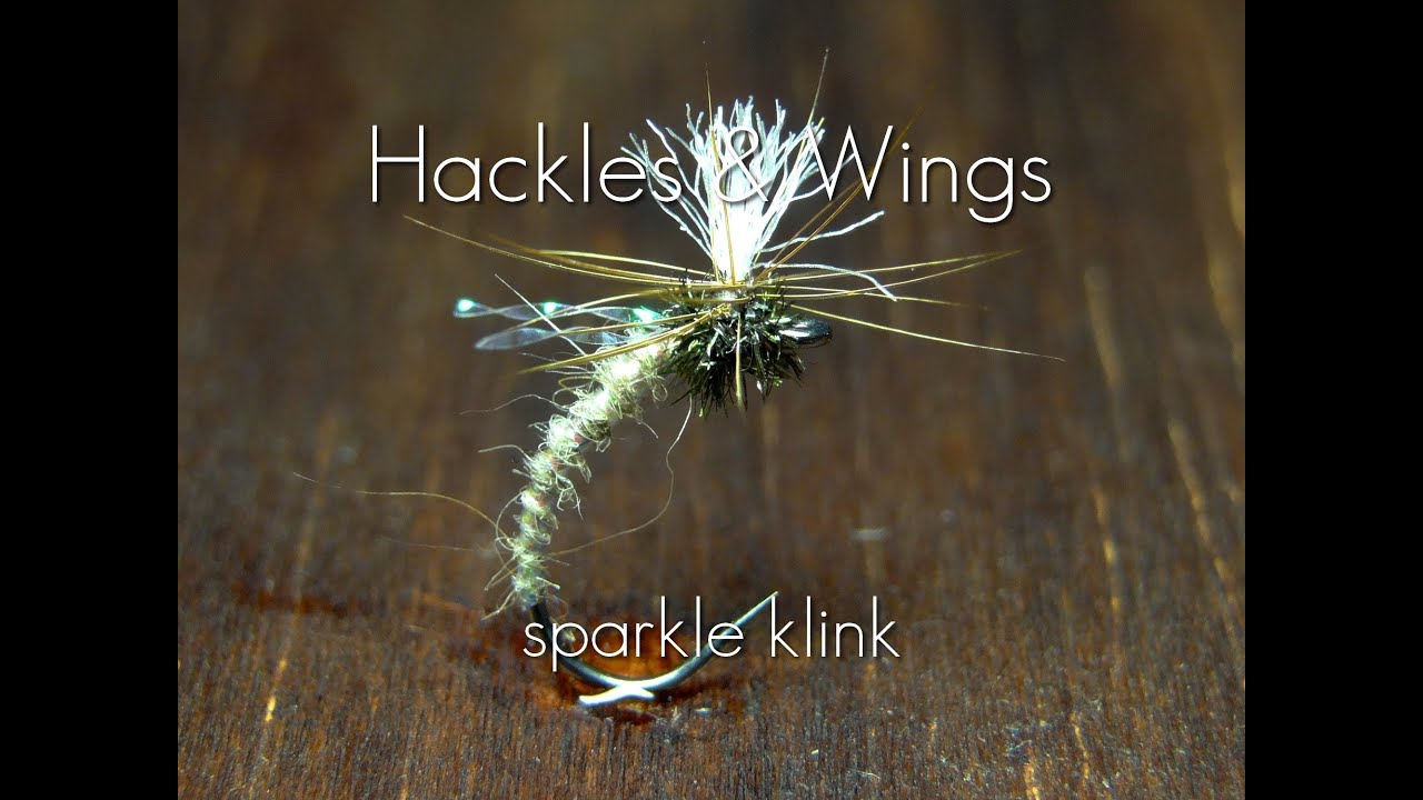 Fly Tying Sparkle Klink | Hackles & Wings