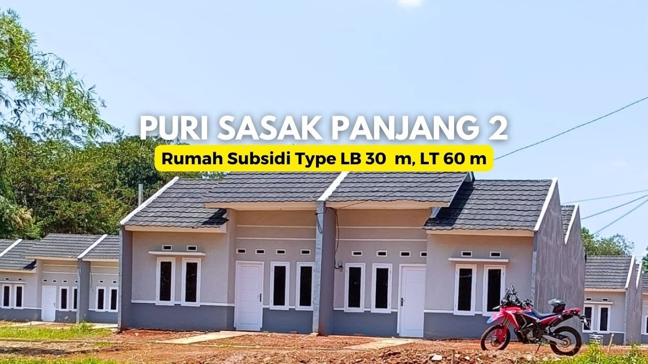 RUMAH SUBSIDI DEKAT KE STASIUN CITAYAM TYPE 30/60, UNIT HAMPIR HABIS