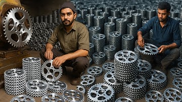 How Motorcycle Rear Wheel Sprockets Are Made | Incredible Manufacturing Process