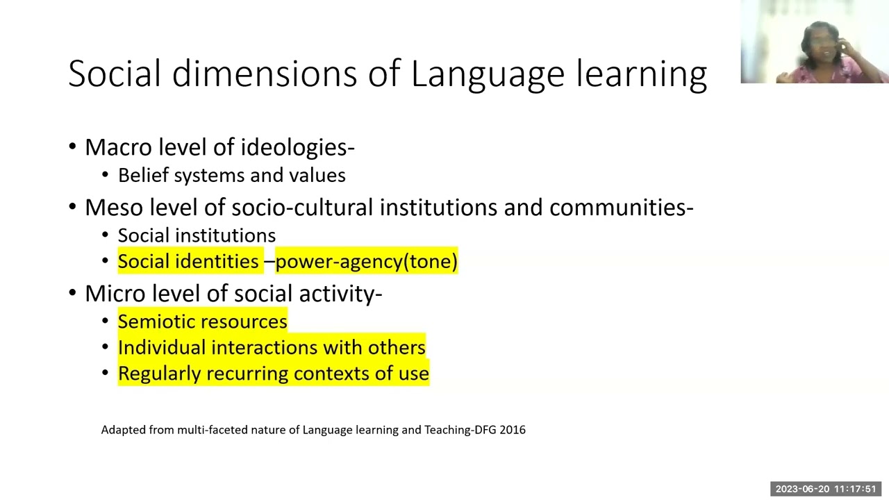 How to include learners in the teaching-learning process