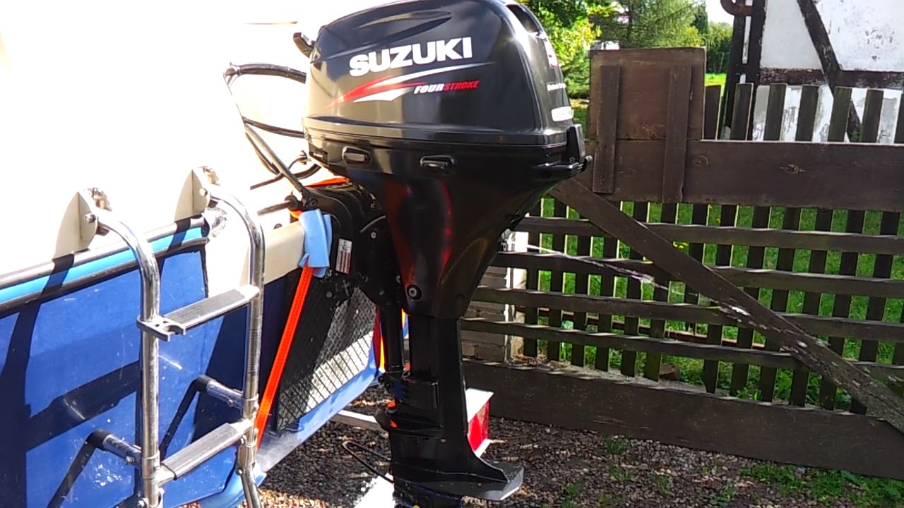 2016 SUZUKI DF 15 hp outboard motor four stroke ( 4SUW ) YouTube