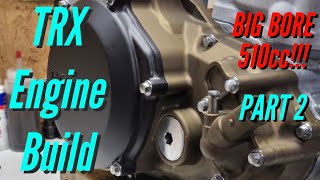 HONDA TRX450ER ENGINE REBUILD- ENGINE ASSEMBLY- PART 2