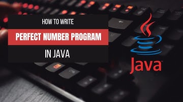 Perfect Number in Java | Easy Java Number Program for Beginners #learnjava