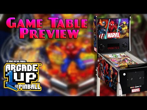 Arcade1Up Marvel Pinball Game Table Preview from COOLTOY