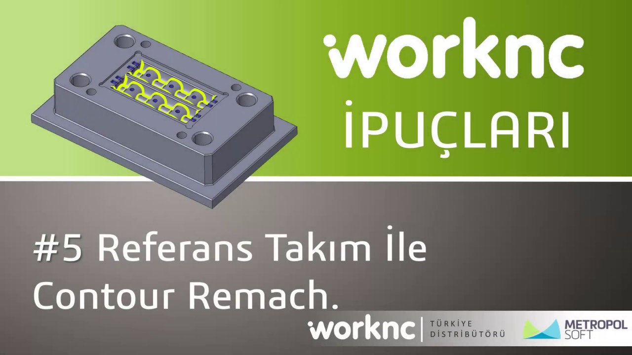 WorkNC İpuçları | İpucu #5 Referans Takım ile Contour Remachining