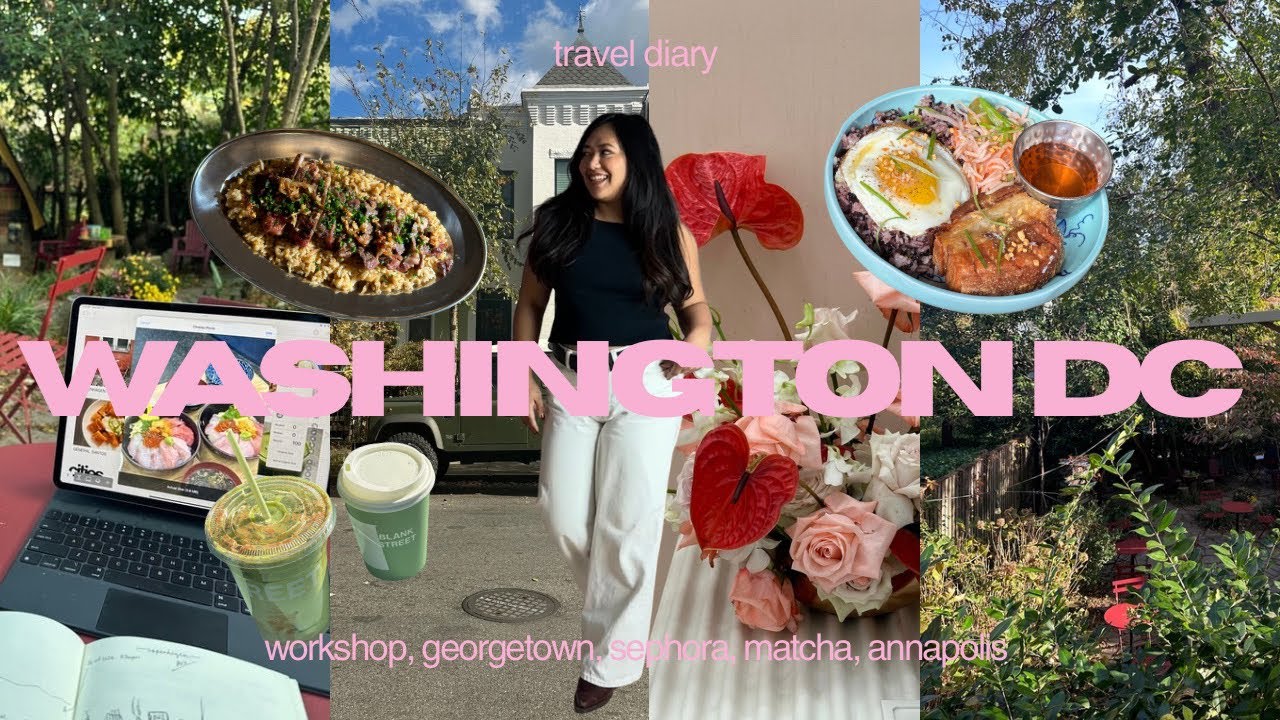 dc vlog ★ jewelry workshop, georgetown shopping, day trip to annapolis