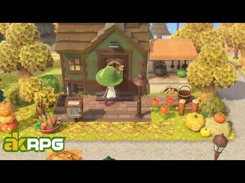 ACNH Fall Cottagecore Halloween Island 2023 | Animal Crossing Best Island Designs