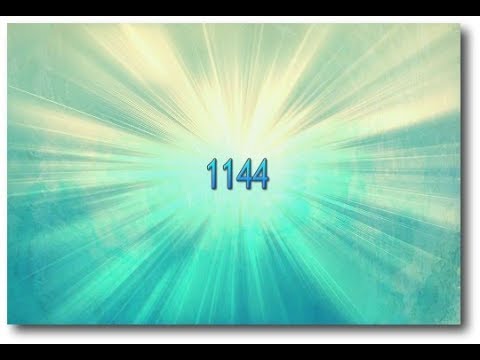 Vidéo: Que signifie 1144 dans la Bible ?