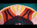 ч.11. Овальный коврик в технике overlay crochet по МК Е. Тыченко. Ряды 38-40