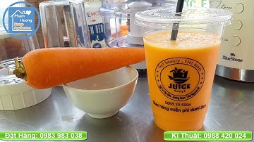 Cách Làm Sinh Tố Cà Rốt Với Sữa Tươi Mật Ong Ngon Nhất | Máy Xay Sinh Tố Xay Thịt Bluestone BLB-5335