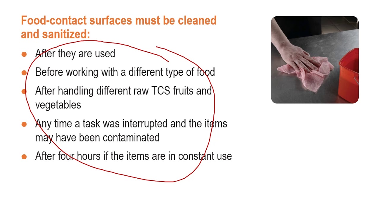 ServSafe Ch 10 Cleaning & Sanitizing PP Narrated YouTube