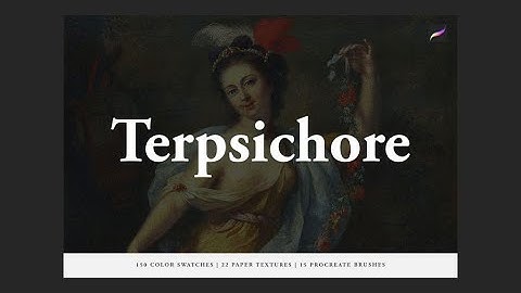 Testing Terpsichore Procreate Brushes, Color Swatches and Paper Textures by Digi Life