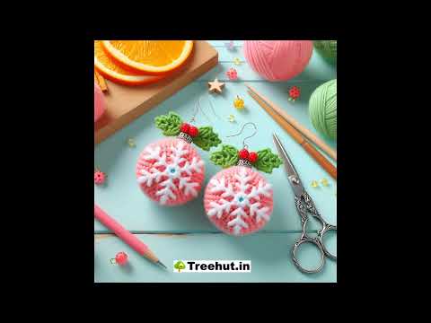 Crochet Christmas Earrings Ideas | Handmade Holiday Jewelry Inspiration
