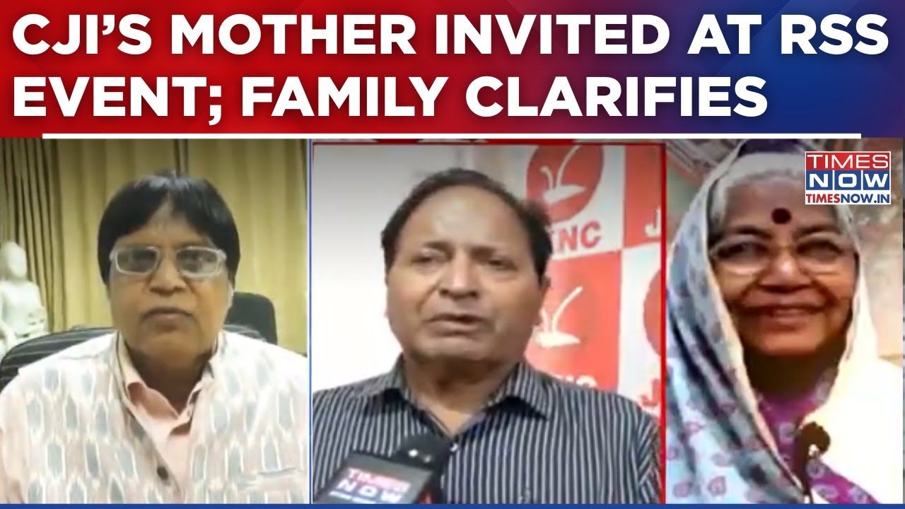 CJI Gavai Family Issues Clarification After Mother Invited To RSS Vijayadashami Centenary Event
