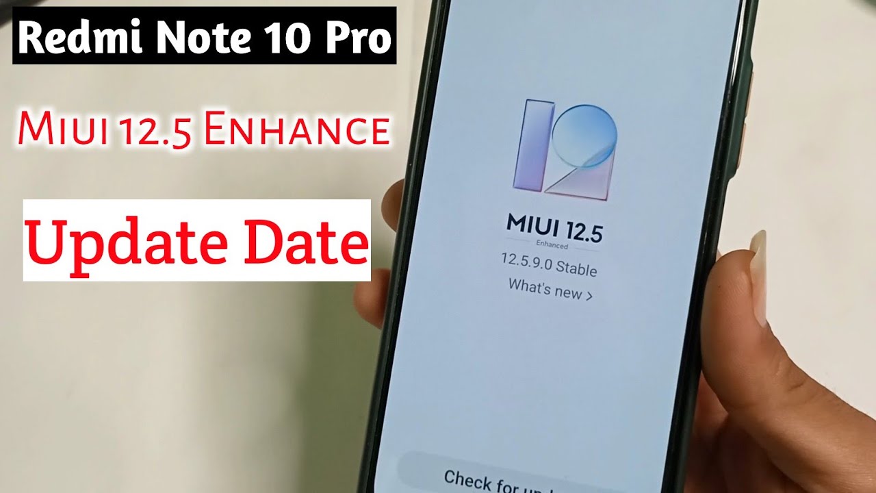 Redmi Note 10 Software Update Redmi Note 10 Pro Enhance Update date || Redmi Note 10 Pro Enhance ...