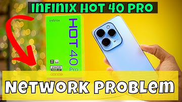 Network Problem Infinix Hot 40 Pro || How to solve the problem of network || Network settings