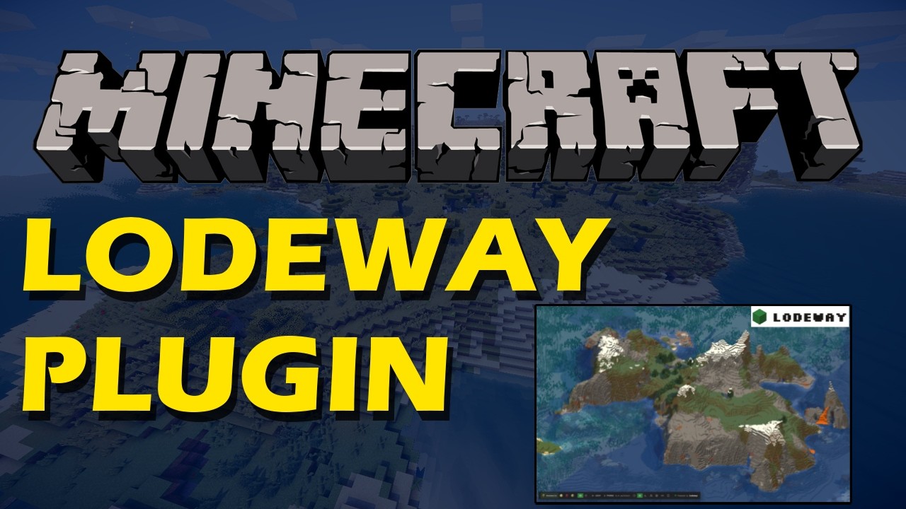 Live web map in Minecraft with Lodeway Plugin - YouTube