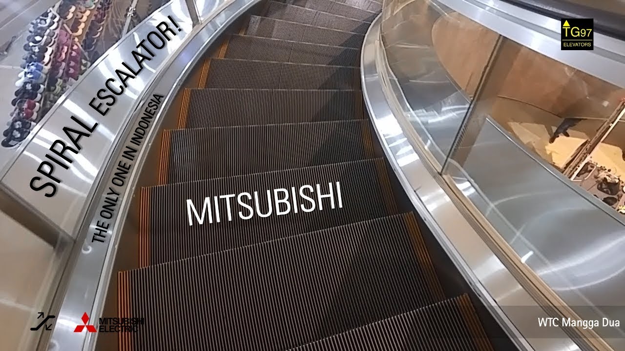 Mitsubishi Spiral Escalators at WTC Mangga Dua, Jakarta YouTube
