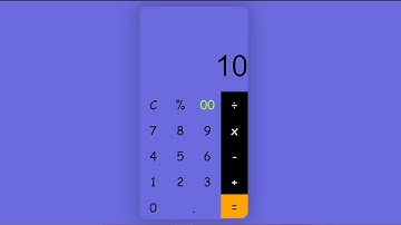 Calculator using HTML, CSS and JavaScript using eval() function | html calculator design