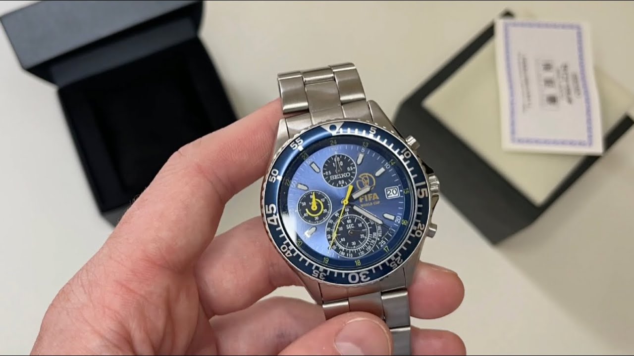 A Limited Edition Seiko Chronograph that was My First Seiko Watch - YouTube