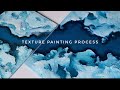 Texture acrylic painting / Arctic river painting