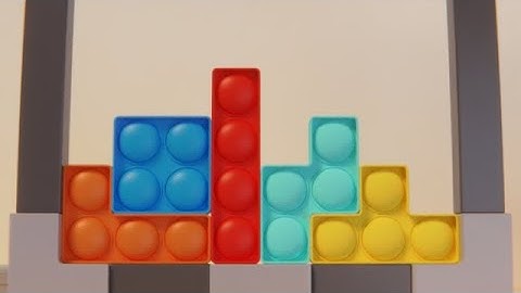 Fidget Pop it TETRIS #2