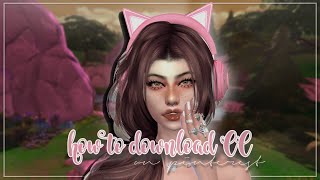 How To Download CC On Pinterest || The Sims 4