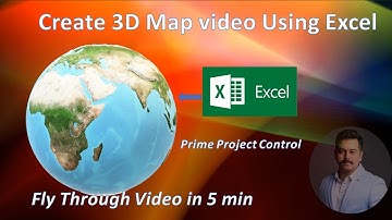 Create 3D Fly Through Animation Using Excel  #flythrough #3dmap #exceltips #3dmodeling #geolocation