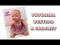 VESTIDO CROCHET PARA MUÑECAS