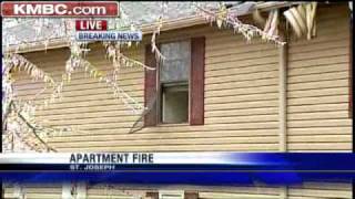 Resident Jumps From Window To Escape Fire