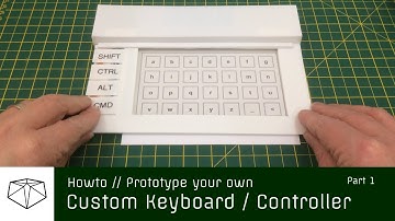 Part 1 - Prototype your own keyboard controller for under £30 //howto