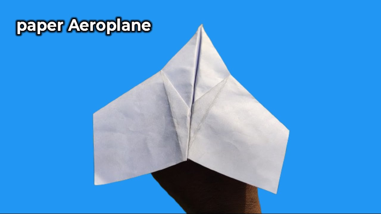 Make in paper aeroplane #video 