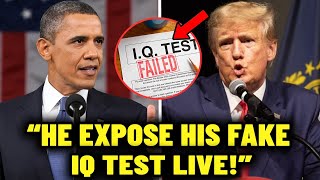 Trump Claims ‘180 IQ’ — Obama STUNS America With Live Test Results!