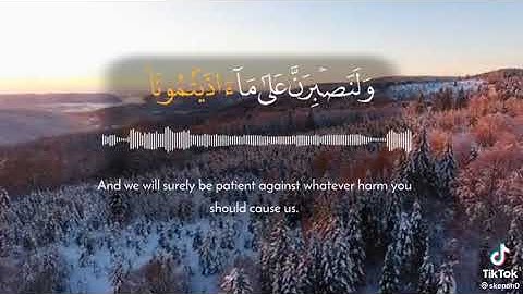 وما لنا ألا نتوكل على الله|للقارئ وديع اليمني|حالات واتس اب|راحه نفسيه 💛✨