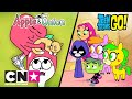 Яблоко и лук + Юные титаны, вперед | Дружба | Cartoon Network