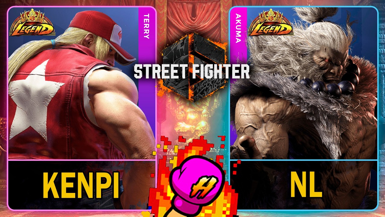 SF6 Kenpi (TERRY) VS NL (AKUMA)🥊Street Fighter 6🥊スト6🥊4K 60ᶠᵖˢ
