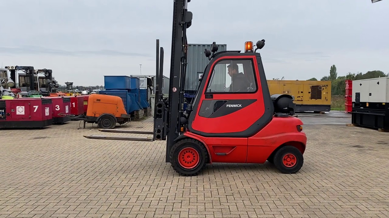 Linde H35T 03 3 5 ton Sideshift Positioner Vorkenverlenger LPG Hefruck stocknr 3581