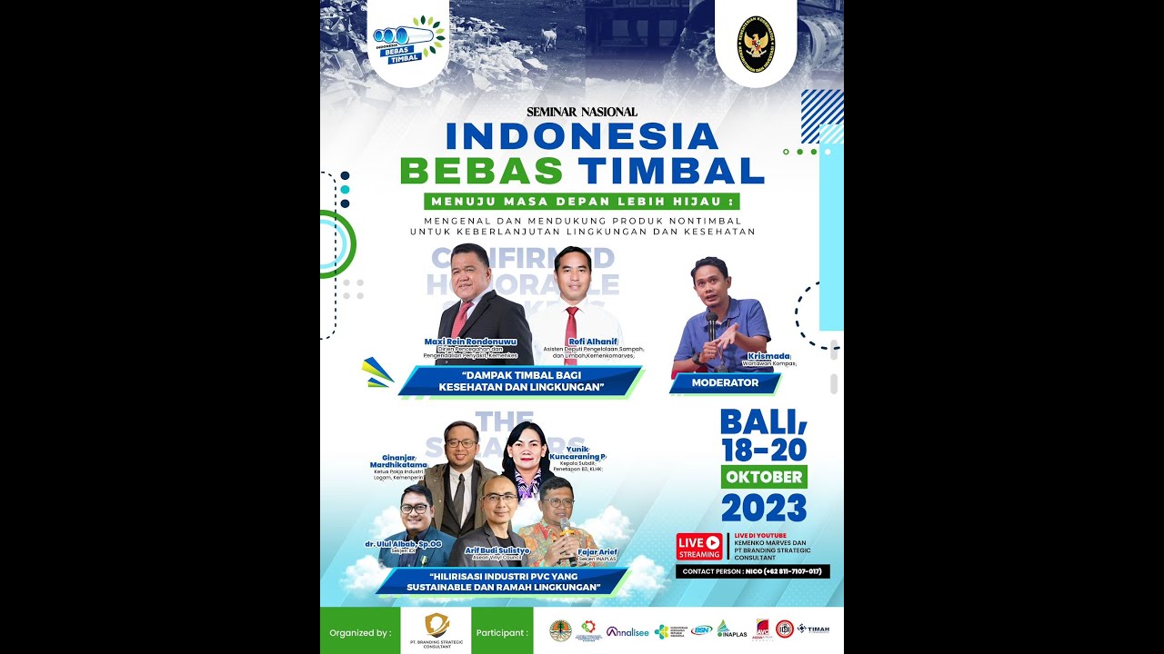 [LIVE] Seminar Nasional Indonesia Bebas Timbal YouTube