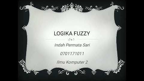 SISTEM INFERENSI LOGIKA FUZZY DENGAN METODE SUGENO, MAMDANI, TSUKAMOTO