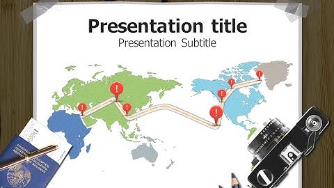 travel animated presentation template