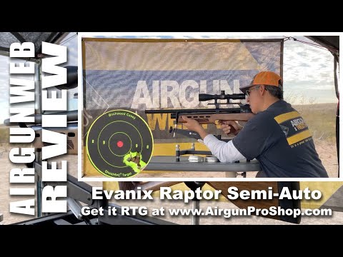 AIRGUN REVIEW - Evanix Raptor Semi-Automatic PCP Big Bore Airgun! - 30 Caliber Semi-Auto Bullpup