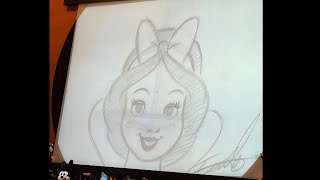 How to Draw Snow White (Disney California Adventure Animation Academy FULL VIDEO)