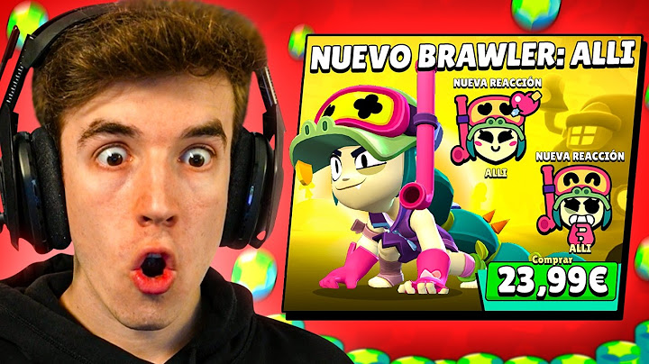 COMPRO Y MAXEO a *ALLI* NUEVA BRAWLER COCODRILO de BRAWL STARS